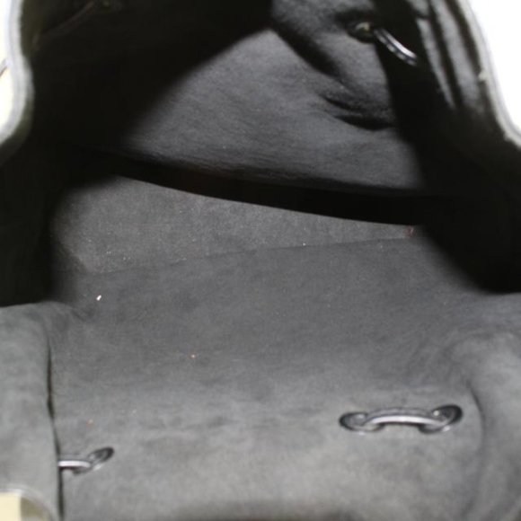 Louis Vuitton Black Epi Leather Noir Sac a Dos Sling Backpack with Pouch 1LV1103 - Picture 4 of 12